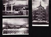 （絵葉書）日光東照宮模型写真　-概ね実物十分ノ一-　11枚