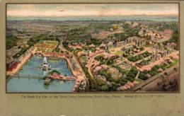 （絵葉書）東京大正博覧会　上野公園鳥瞰図　1枚（東京市）