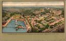 （絵葉書）東京大正博覧会　上野公園鳥瞰図　1枚（東京市）
