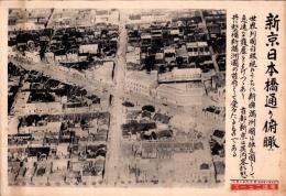 （電送ニュース）新京日本橋通り俯瞰　-昭和9年1月20日-