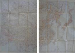 (地図）四百万分一支那全図(中国）