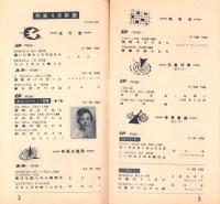 （レコード月報）コロムビア　-邦楽・洋楽-　昭和33年4月