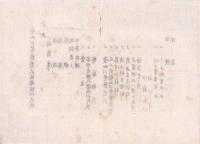 愛知川警察署武道場竣功式順（滋賀県愛知郡）