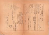 昭和11年聯隊創立記念・冲原神社祭日次第書/飛行第三聯隊内使用区分要図　　2枚一括（滋賀県神崎郡八日市町）