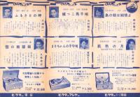 （レコードパンフレット）第28回ビクター流行歌トップ盤　-昭和32年-　表紙モデル・曽根史郎