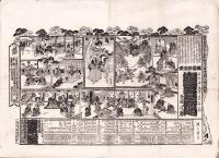 （芝居番付）佐野善左衛門　-明治33年3月8日-（大阪・浪花座）