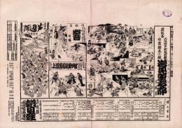 （芝居番付）岩見重太郎　-明治42年4月2日-（大阪・朝日座）
