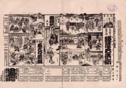 （芝居番付）銭屋五兵衛　-明治42年9月4日-（大阪・中劇場）