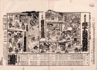 （芝居番付）蝶千鳥曽我実録　-明治41年9月4日-（大阪・中劇場）