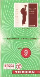 （レコード月報）テイチク・レコード・カタログ　-昭和34年9月-