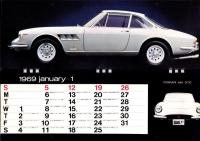 （カレンダー）1969DELUXE CAR CALENDAR -プレイボーイ増刊-
