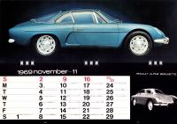 （カレンダー）1969DELUXE CAR CALENDAR -プレイボーイ増刊-