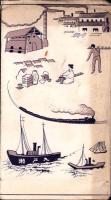 （絵葉書）瀬戸名所　絵はがき　袋付5枚（愛知県）