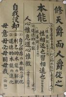 (仮題)　戦前教育掛図　道徳　5枚一括