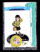 （付録）英洋子のロマンチック・ファイル/みすとかすみのレッツ・モジカキノート/秋元せいこのおしゃれシェル・トレー他　7点揃　-ひとみ昭和63年9月号付録-