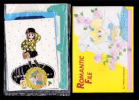（付録）英洋子のロマンチック・ファイル/みすとかすみのレッツ・モジカキノート/秋元せいこのおしゃれシェル・トレー他　7点揃　-ひとみ昭和63年9月号付録-