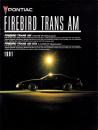 （車カタログ）ポンテアック -ファイヤー バード・トランザム- 1991