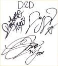 （色紙）D＆D（オリヴィア、比嘉千賀乃、上原あや）