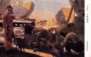 （絵葉書）多摩美術学校 共同制作「決戦敢闘」 1枚
