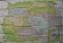 京都市街全図　(袋題・大京都市地図)