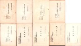 （営業報告書）日本グリセリン工業株式会社　営業報告書・賃借対照表・財産目録・損益計算書・益金処分案5冊　株主姓名簿4冊　9冊一括　-大正8～12年-