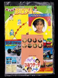 （付録）あっかんベースボール野球ゲーム/最新RCカー事典/アイドルひみつデータノートほか　4点一括　-小学六年生昭和63年7月号付録-