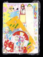 （付録）水沢めぐみのメロディ七夕かざりセット/さくらももこのは～いまるちゃん着せかえセット柊あおいの香澄ちゃんダイアル星占い他　7点一括　-りぼん昭和63年7月号付録-