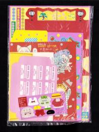 （付録）さくらももこのまるちゃんおひなさま/池野恋のリンゼ＆なるみティッシュボックス/高田エミのスイート・レターセット他　4点一括　-りぼん平成1年3月号付録-