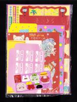 （付録）さくらももこのまるちゃんおひなさま/池野恋のリンゼ＆なるみティッシュボックス/高田エミのスイート・レターセット他　4点一括　-りぼん平成1年3月号付録-