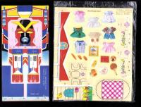 （付録）超獣戦隊ライブマン　はしれライブロボ/シルバニアおうちあそび/つるピカハゲ丸くんのびっくりカメラ他　4点一括　-幼稚園昭和63年10月号付録-