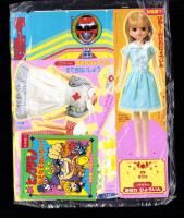 （付録）アンパンマンりったいえあわせ/ターボロボひこうき/リカちゃんおせわびょういん他　4点一括　-幼稚園平成1年7月号付録-