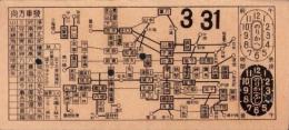 (電車乗換券）名古屋市電乗換券　-昭和12年3月31日-