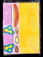 （付録）シルバニアうさぎのあかちゃん/にんきものぴかぴかワッペン/よいこのかんさつぬりえ他　4点一括　-よいこ昭和63年9月号付録-