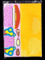 （付録）シルバニアうさぎのあかちゃん/にんきものぴかぴかワッペン/よいこのかんさつぬりえ他　4点一括　-よいこ昭和63年9月号付録-