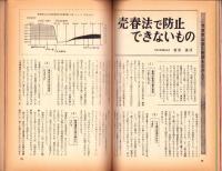 100万人のよる　昭和36年8月号　表紙モデル・富永ユキ（松竹）