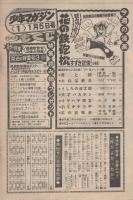 週刊少年マガジン　昭和50年1号　昭和50年1月5日号　表紙モデル・長島茂雄