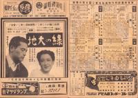 （映画チラシ）名古屋宝塚劇場ニュース　431号　-昭和17年3月-　表紙モデル・岸井明と入江たか子（名古屋市）