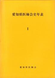 愛知県医師会史年表　Ⅰ