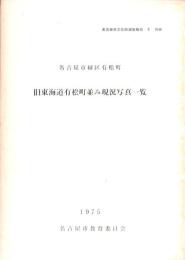 名古屋市緑区有松町　旧東海道有松町並み現況写真一覧　