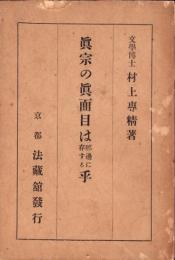 真宗の真面目は那邊に存する乎