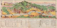 信州　上山田・戸倉温泉案内　(鳥瞰図入・長野県)