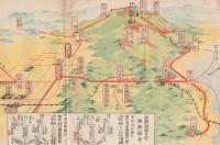 比叡山巡りに御便利な半日の行楽!　(鳥瞰図・京都府/滋賀県)