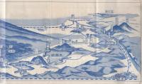 富士登山と五湖めぐり　（鳥瞰図・山梨県）