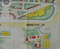 大日本勧業博覧会配置図并会場案内図　（岡山市）