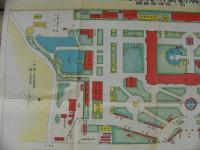 大日本勧業博覧会配置図并会場案内図　（岡山市）