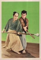 映画ブロマイド　市川雷蔵、中村錦之助、東千代介ほか13枚一括　（カラー4枚、モノクロ9枚）