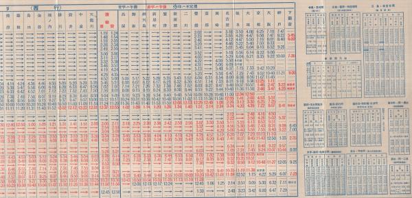 汽車時間表 昭和12年7月1日現在 (東海道本線ほか) / 伊東古本 汽車時間表 昭和12年7月1日現在 (東海道本線ほか) / 伊東古本