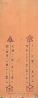 御大禮記念　郵便貯金・月掛貯金通帳袋