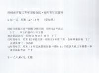 岡崎市南聯区青年団柱分団・柱町青年団資料　5部一括　昭和12～14年　（愛知県）