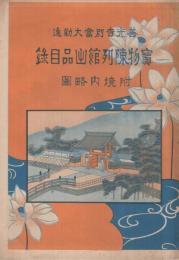 善光寺別当大勧進　宝物陳列館出品目録　附・境内略図　(長野県)